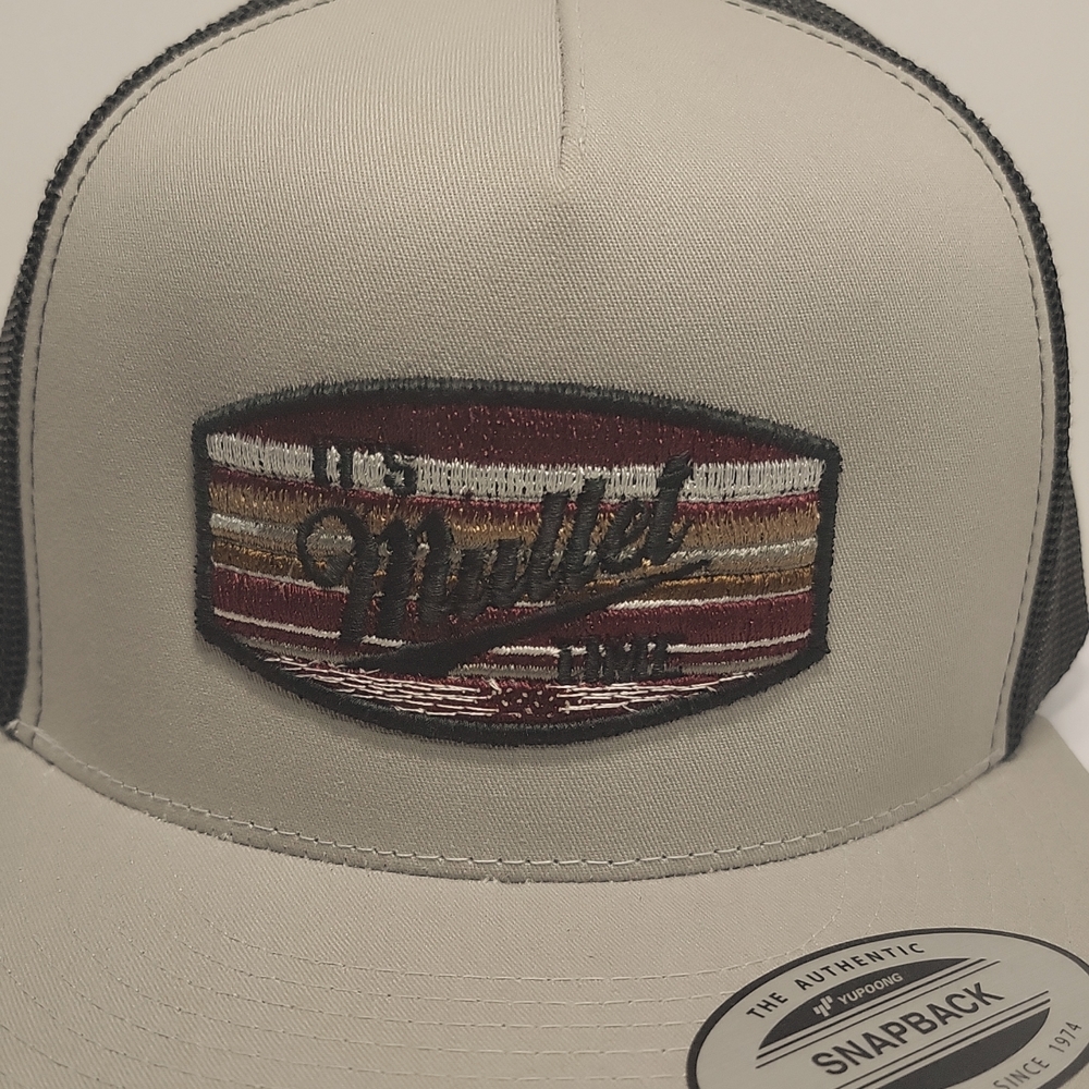It's Mullet time flatbill trucker hat